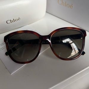 Chloe sunglasses slight cat eye